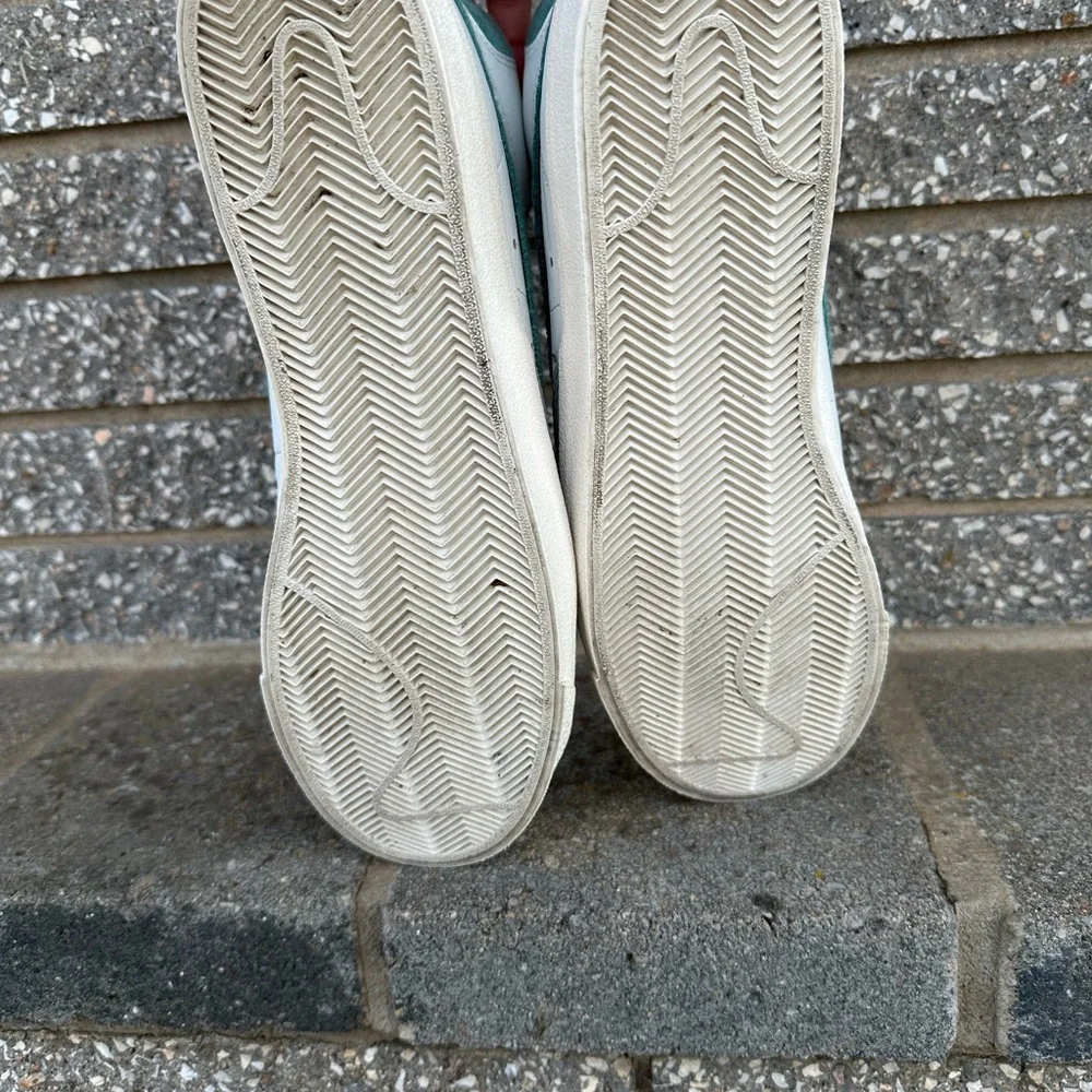 Men’s Nike Blazer Vintage Mid ‘77 PRM White Bicoastal Green Size 12 High Tops - Picture 9 of 15